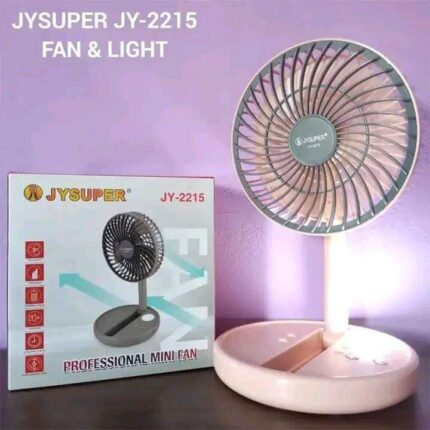 জনপ্রিয় JYSUPER 2215 Rechargeable Fan + Light