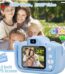 Children's cartoon cat dual digital mini with video recording filter for children's camera