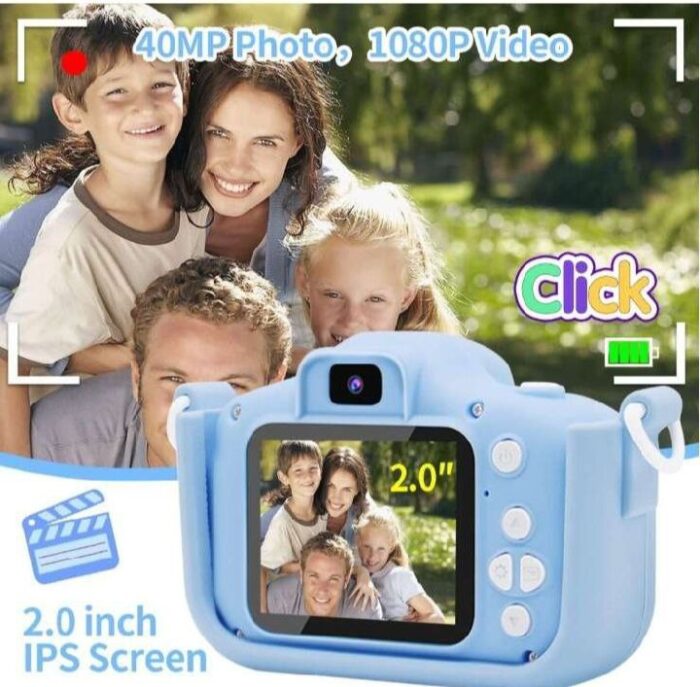 Children's cartoon cat dual digital mini with video recording filter for children's camera