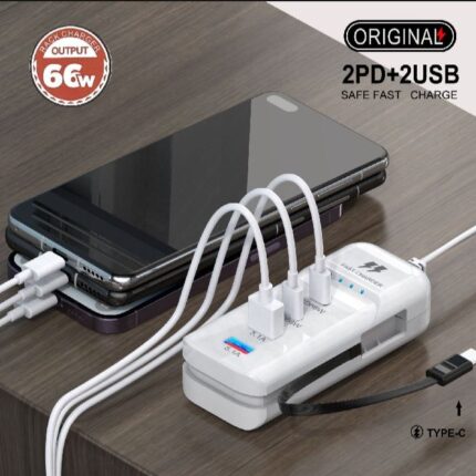 Mobile phone and laptop charger house 4 port