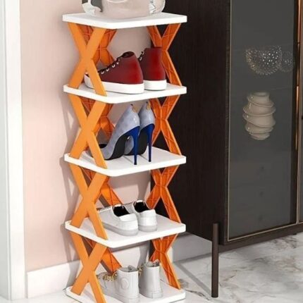 Multifunctional 5 layer shoe rack