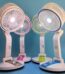 LR Fan (Adjustable Rechargeable Folding Fan With Led Light)