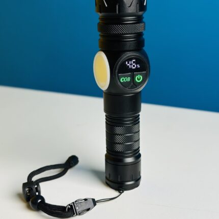 GearUP K60 Rechargeable Flashlight 10W COB + LED Torchlight