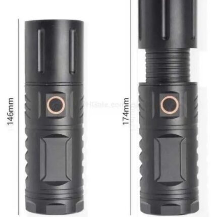 Super power With Power bank USB Rechargeable Emergency LED Torch Light